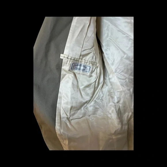 VANJULIAN Taupe Men's Blazer - Picture 3 of 9